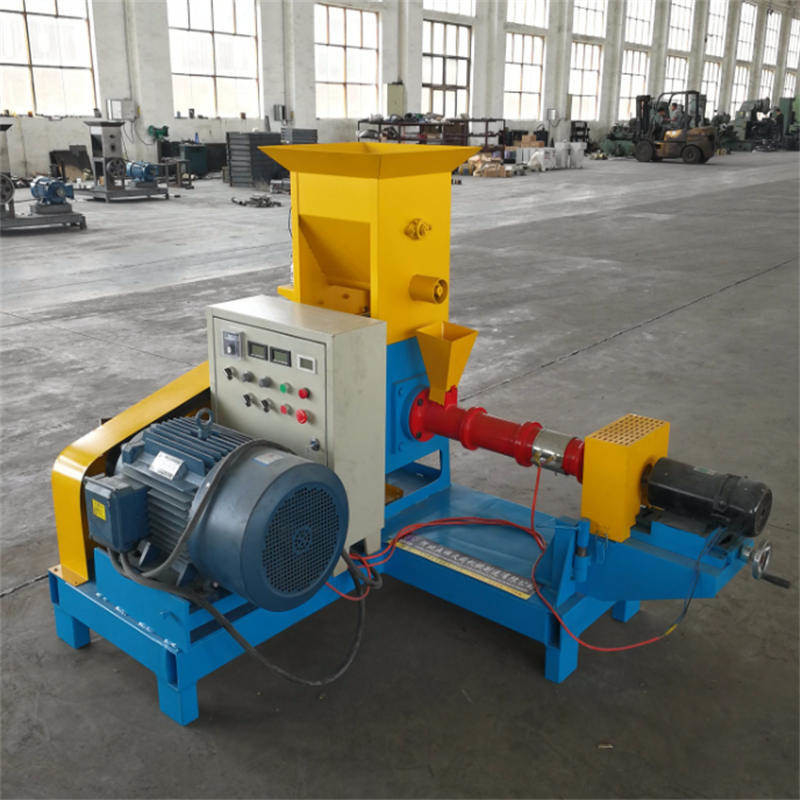 Đơn giản Khô Tyde cá thức ăn Extruder nổi cá thức ăn viên 60-80 kg / giờ làm viên