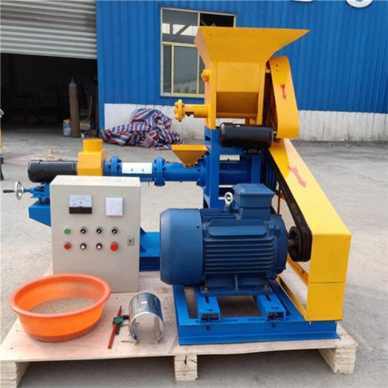 Đơn giản Khô Tyde cá thức ăn Extruder nổi cá thức ăn viên 60-80 kg / giờ làm viên