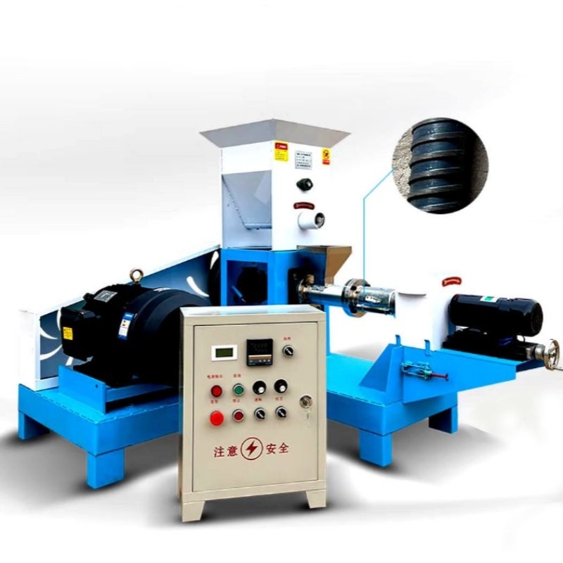 Sản xuất thức ăn chó khô Mèo Máy ép thức ăn Máy sản xuất thức ăn cá Đường chế biến thức ăn vật nuôi