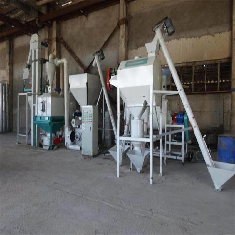 1000kg/H dây chuyền sản xuất hạt thức ăn nghiền nát trộn hạt làm mát bao bì 5in1