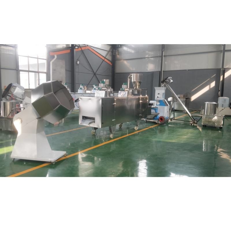 45-50kg/h máy xát thức ăn nổi dây chuyền sản xuất thức ăn cá nổi thép không gỉ