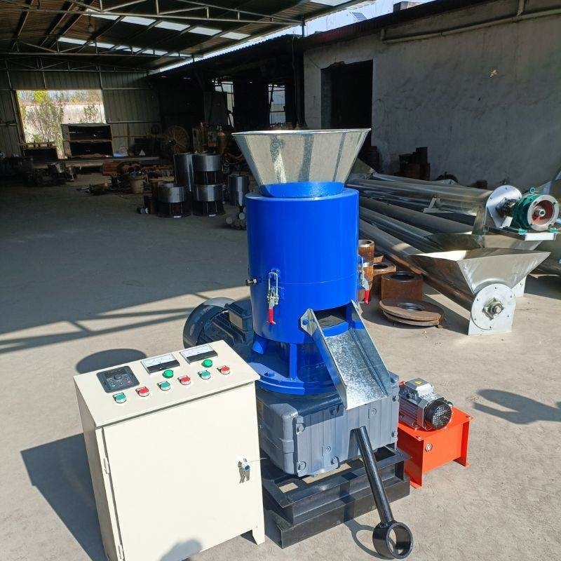 1 tấn / H gỗ cưa hạt làm máy nhiên liệu máy xay hạt màu tùy chỉnh