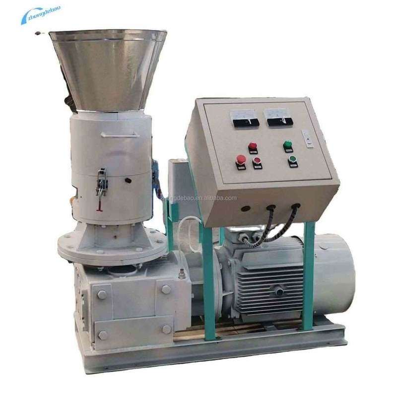 Máy xay hạt gỗ lăn di chuyển 250-350 KG / H cho hạt bụi cưa sinh khối