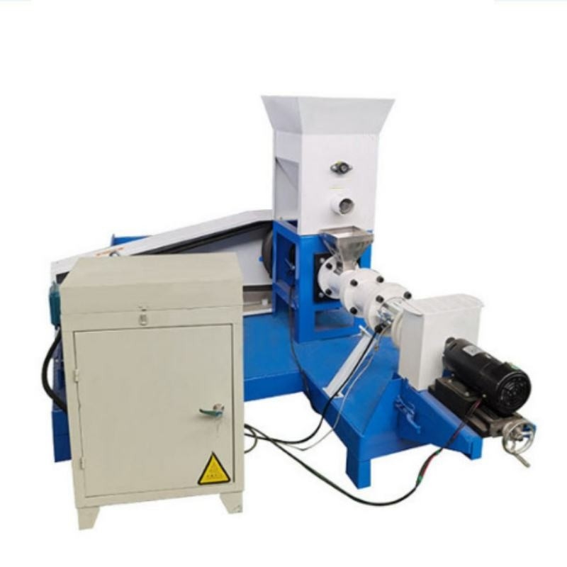 Ngô và đậu nành loại khô Extruder thức ăn cho cá Thiết bị ép khô 80kg/h