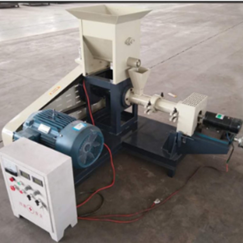 Ngô và đậu nành loại khô Extruder thức ăn cho cá Thiết bị ép khô 80kg/h
