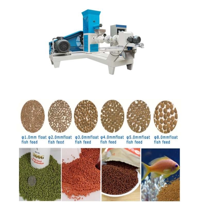 Loại khô loại một vít cá thú cưng Extruder cho doanh nghiệp nhỏ và nông nghiệp sử dụng