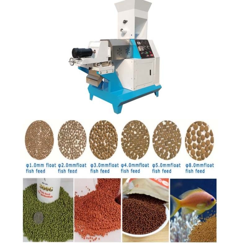 Loại khô loại một vít cá thú cưng Extruder cho doanh nghiệp nhỏ và nông nghiệp sử dụng
