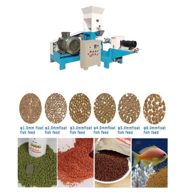 Loại khô loại một vít cá thú cưng Extruder cho doanh nghiệp nhỏ và nông nghiệp sử dụng