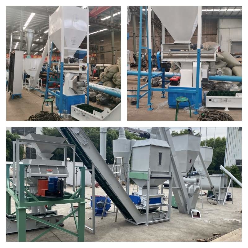 Máy đóng túi tự động dây chuyền sản xuất hạt thức ăn động vật cho ngũ cốc 1-12mm