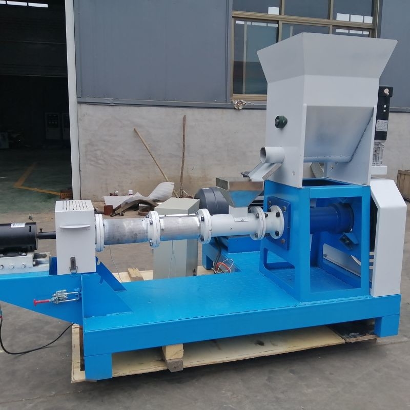 60kg/h - 100kg/h máy xả hạt thức ăn tôm loại khô