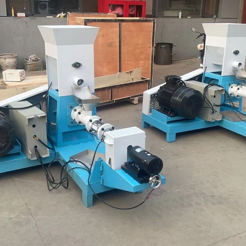 50~2000kg/h Thép không gỉ Extruder cho cá Điện hơi nước sưởi ấm Đơn hoặc hai vít