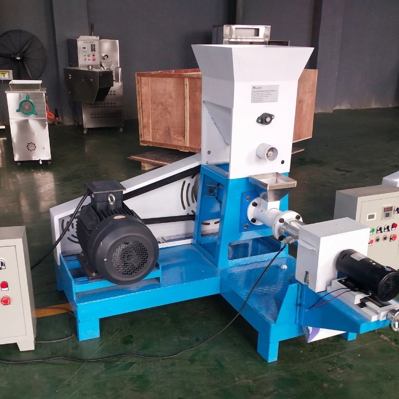 DGP Dry Type Floating Fish Feed Dog Food Extruder Single Screw Granulator hạt giống ngũ cốc ngô ngô đậu nành