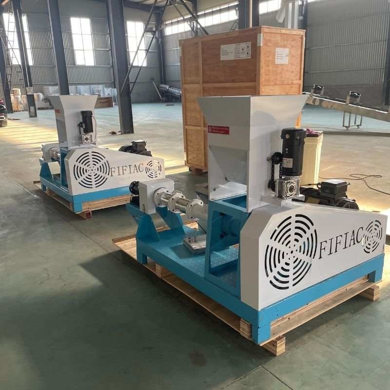 DGP Dry Type Floating Fish Feed Dog Food Extruder Single Screw Granulator hạt giống ngũ cốc ngô ngô đậu nành