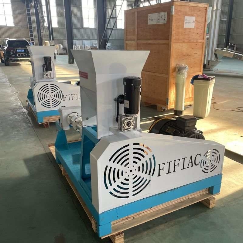 Máy xả thức ăn cá loại khô bằng hơi nước điện với công suất ba giai đoạn và công suất 50-2000kg/h