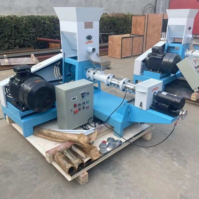 Các loại thức ăn khô ướt Pellet Extruder cho các loại thức ăn cá nuôi thủy sản