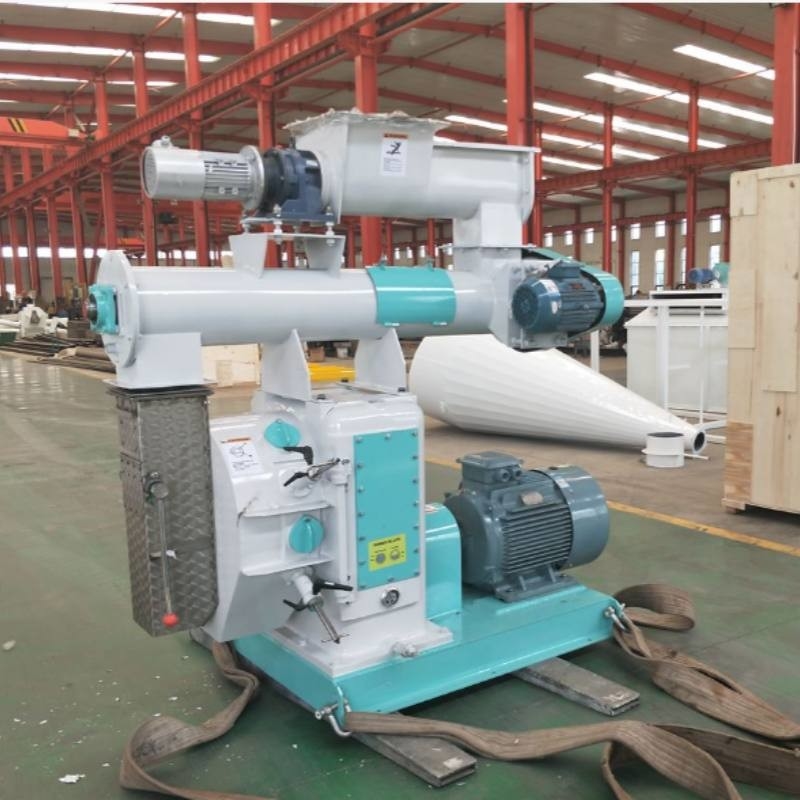 1-1.5 T/H Feed Pellet Maker Ring Die Horizontal Granulator Trong nhà máy chăn nuôi