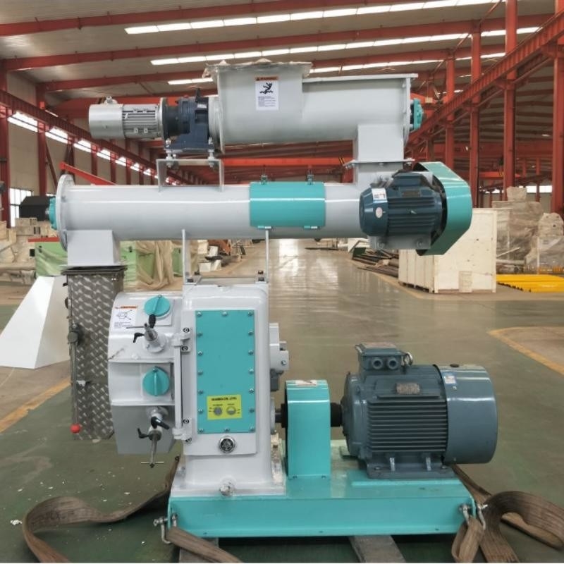 1-1.5 T/H Feed Pellet Maker Ring Die Horizontal Granulator Trong nhà máy chăn nuôi
