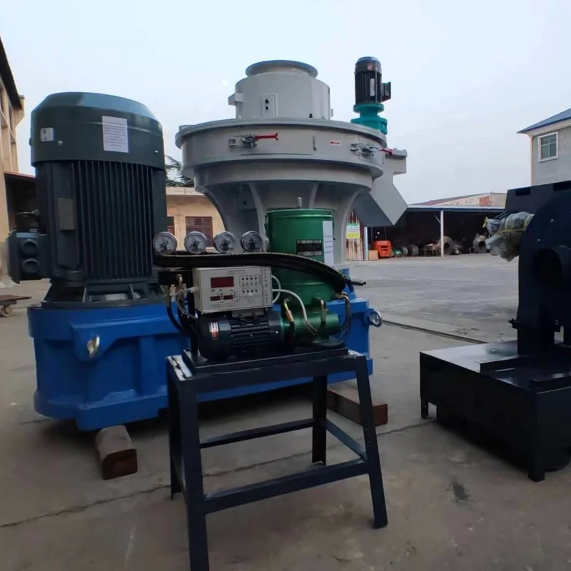 4-12mm Wood Pellet Mill Machine với công suất 0,8-4t / h và điện áp 380V