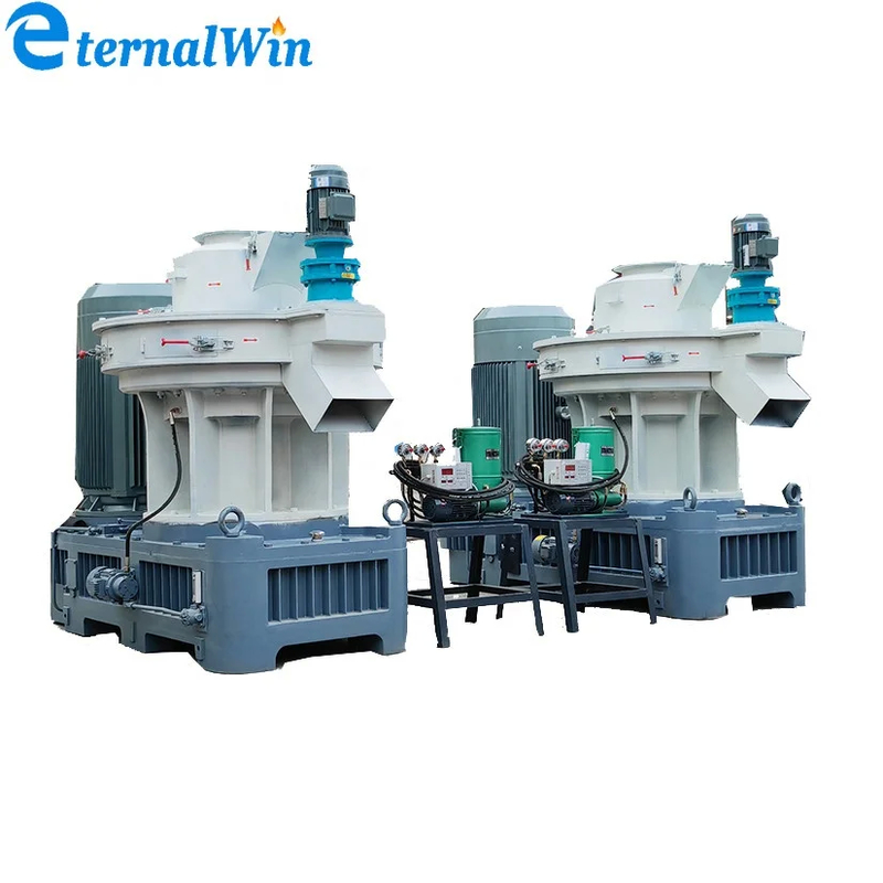 60-200kw dây chuyền sản xuất hạt gỗ máy xay hạt phẳng và các bộ phận đeo cuộn
