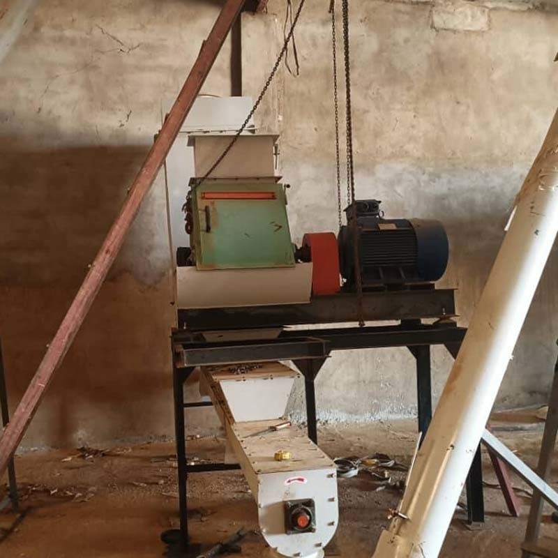 Máy đóng túi tự động dây chuyền sản xuất hạt thức ăn động vật cho ngũ cốc 1-12mm