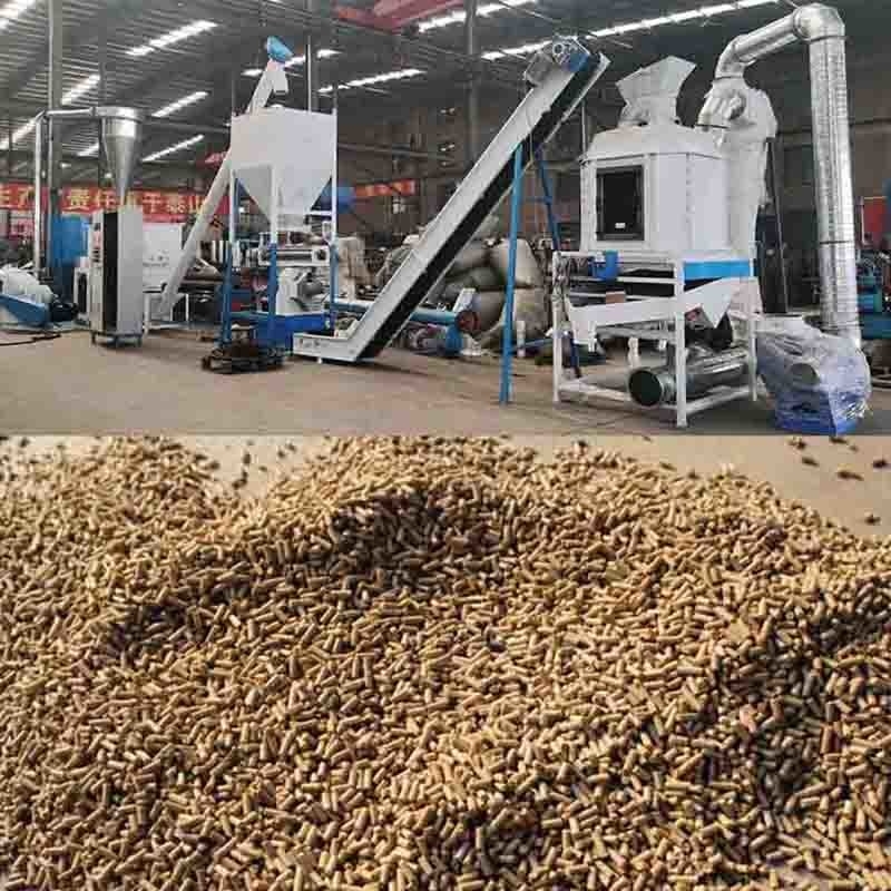 1-2 tấn mỗi giờ Capacity laying hen Broiler Chicken Animal Feed Pellet Production Line With CE Certification