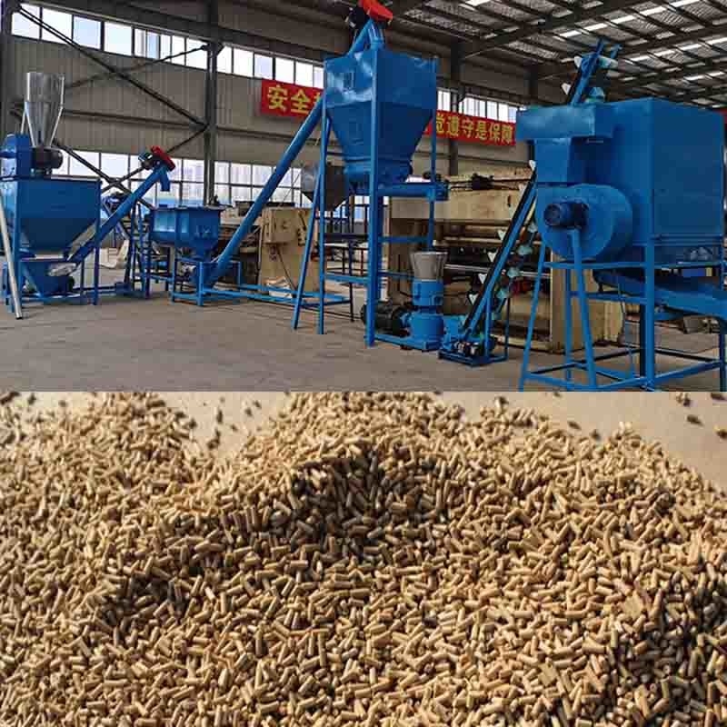 Gà lợn Chăn nuôi gia súc ốc hạt nhà máy Chăn nuôi động vật ốc dây sản xuất 1 tấn mỗi giờ Chăn nuôi ốc nhà máy