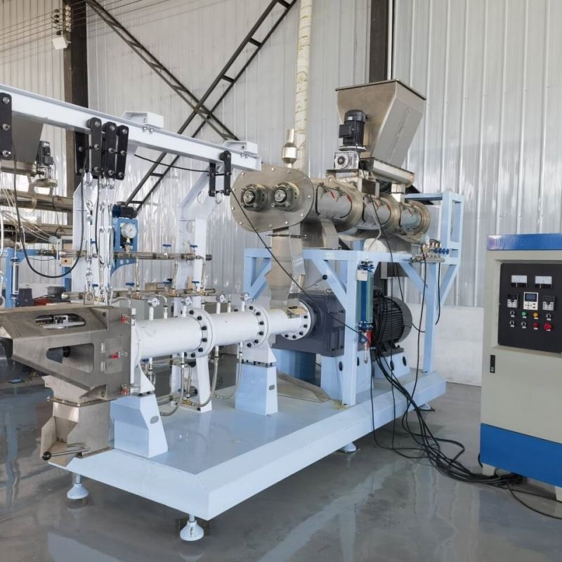 1t/h Capacity CE SGS Floating Fish Tilapia Feed Pellet Extruder Machine With Steam Conditioner Máy xả hạt với máy điều hòa hơi nước