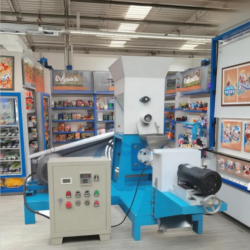 Máy đùn thép không gỉ tự động Puff Corn Balls Đồ ăn nhẹ Năng lượng điện Diesel được sử dụng