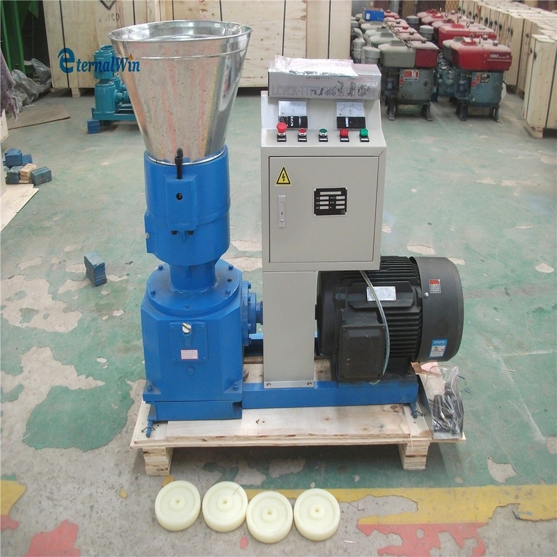 200-300 KG / H Capacity Feed Pellet Mill Machine Máy chế biến thức ăn chim sản xuất cao Máy chế biến thức ăn động vật 7.5kw Motor