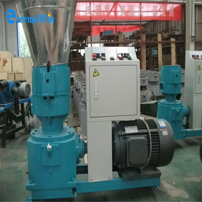 200-300 KG / H Capacity Feed Pellet Mill Machine Máy chế biến thức ăn chim sản xuất cao Máy chế biến thức ăn động vật 7.5kw Motor