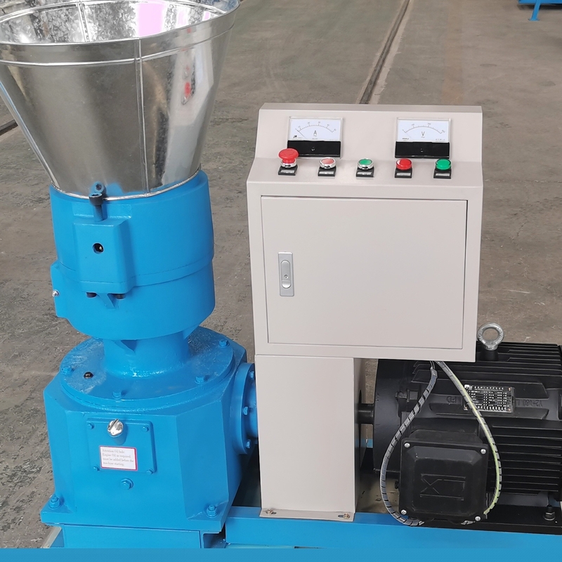 200-300 KG / H Capacity Feed Pellet Mill Machine Máy chế biến thức ăn chim sản xuất cao Máy chế biến thức ăn động vật 7.5kw Motor