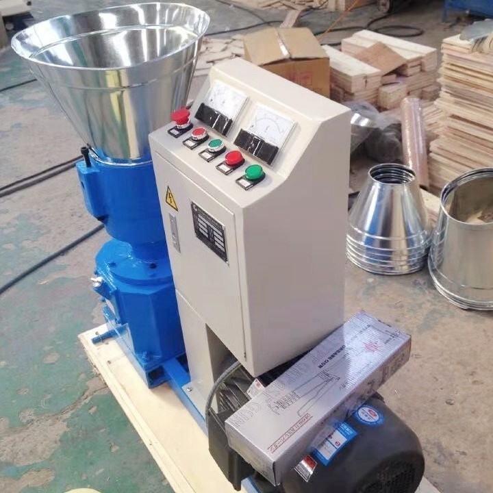 200-300 KG / H Feed Pellet Mill Máy chế biến thức ăn động vật có năng suất cao Máy chế biến thức ăn động vật