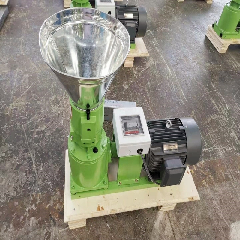 Máy sản xuất hạt thức ăn quy mô nhỏ 4KW Động cơ loại điện Máy xay thức ăn động vật