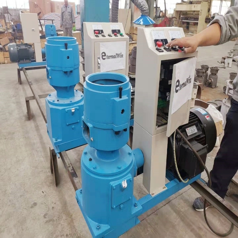 120kg/h Máy nén hạt thức ăn loại điện 4kw Nhà sản xuất hạt thức ăn động vật cho nông nghiệp