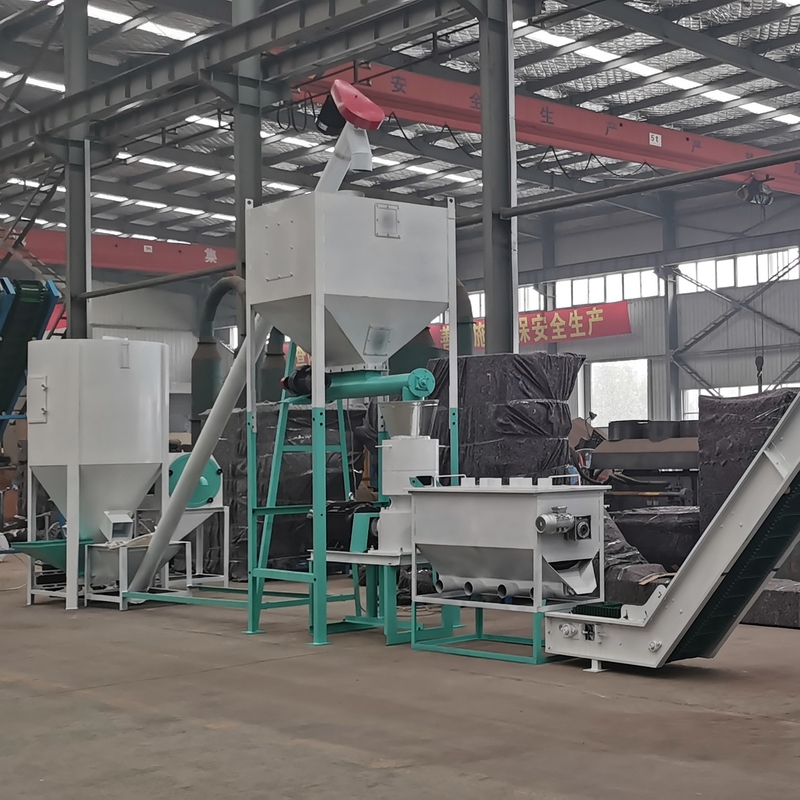 Nhà máy cung cấp gà / động vật / bò thức ăn máy sản xuất hạt 1ton 2ton