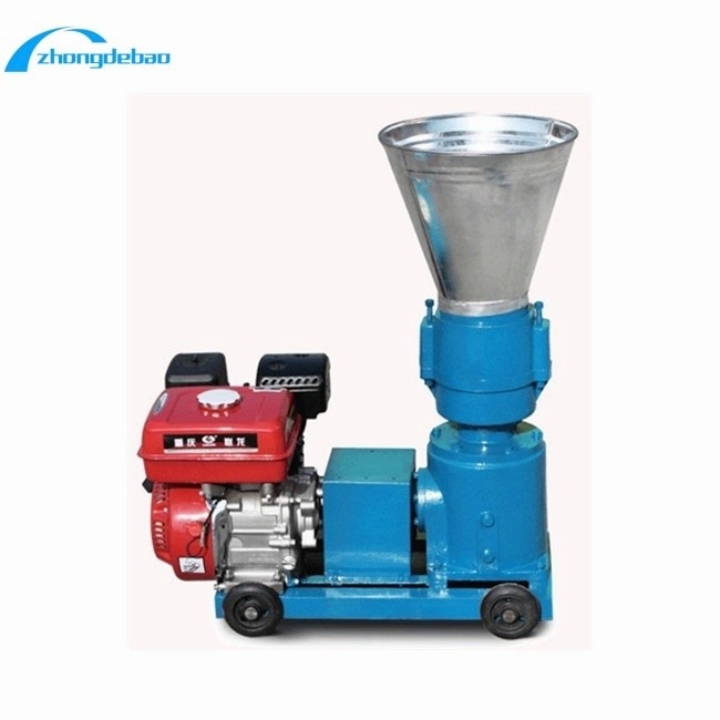 Động cơ diesel Type 10HP Máy chế biến hạt thức ăn động vật 90-120kg / h đầu ra Máy chế tạo hạt thức ăn