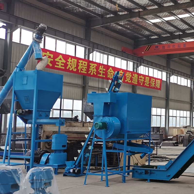Dây chuyền sản xuất viên thức ăn chăn nuôi tùy chỉnh với hướng dẫn lắp đặt của kỹ sư và nguồn điện 380V/50Hz/3 pha