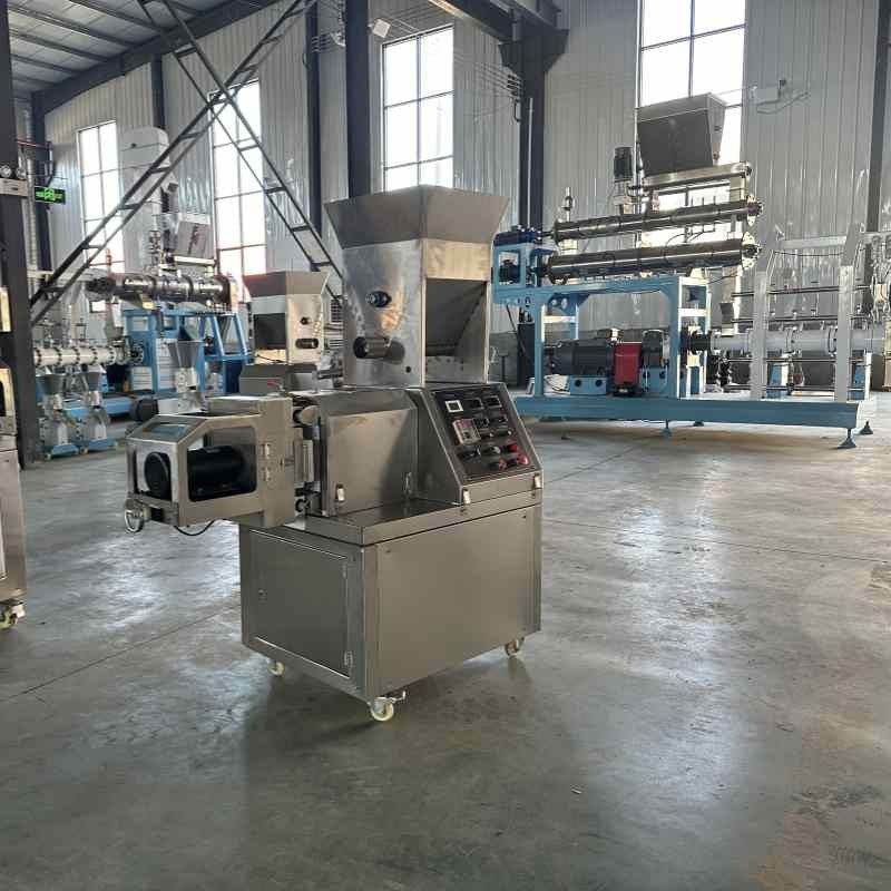 máy đùn thức ăn cho mèo và chó, máy sản xuất thức ăn, máy làm đồ ăn nhẹ phồng ngô
