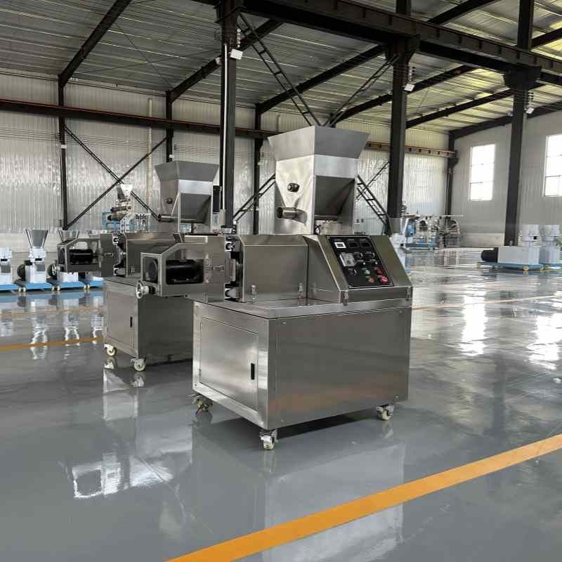 máy đùn thức ăn cho mèo và chó, máy sản xuất thức ăn, máy làm đồ ăn nhẹ phồng ngô
