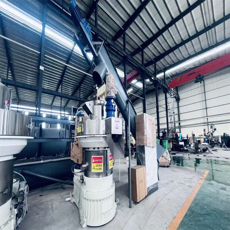 Máy ép viên gỗ khuôn vòng hiệu suất cao cho nhiên liệu sinh khối với kết cấu chịu lực và thiết kế thân thiện với người dùng