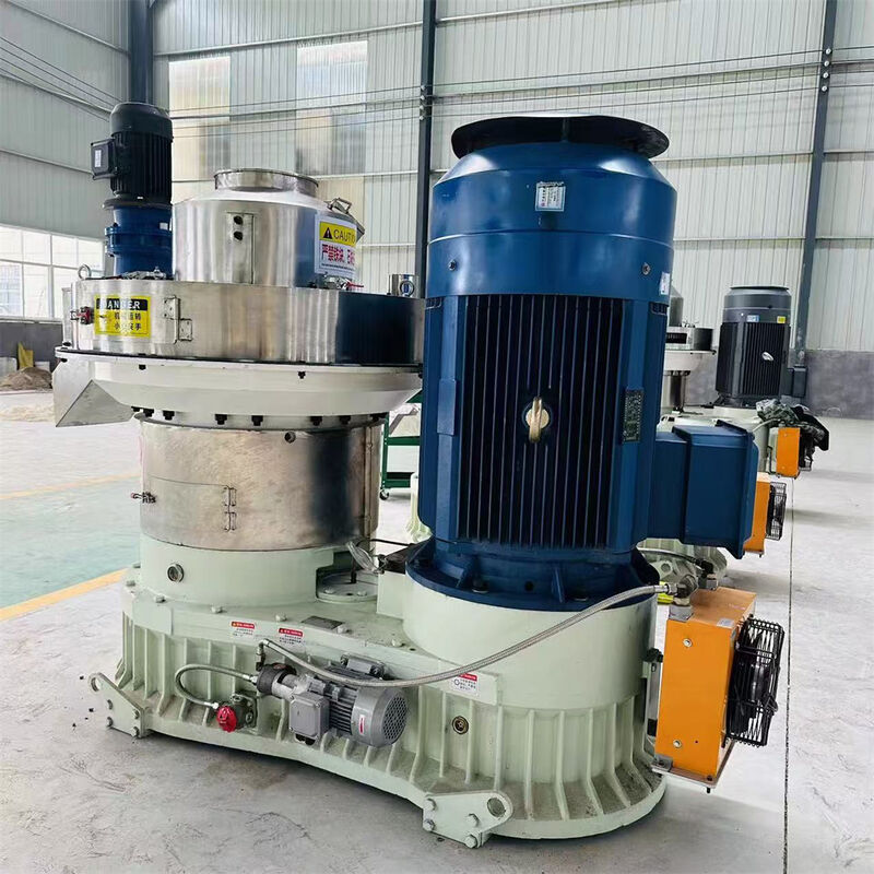 High-Quality Ring Die Wood Pellet Machine with Vertical Feeding Design and Automatic Lubrication System for Biomass Pelletizing