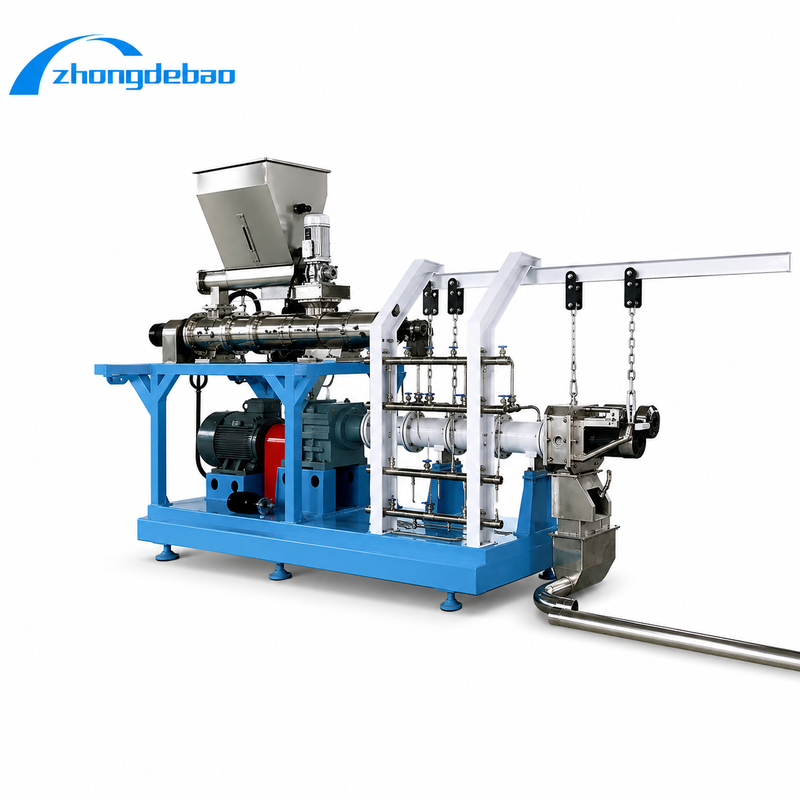 Dòng sản xuất thức ăn cá nổi có hình dạng gối hoặc bánh mì và động cơ chính 5,5-160kw cho thức ăn nuôi trồng thủy sản