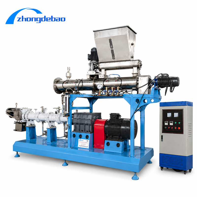 Dòng sản xuất thức ăn cá nổi có hình dạng gối hoặc bánh mì và động cơ chính 5,5-160kw cho thức ăn nuôi trồng thủy sản