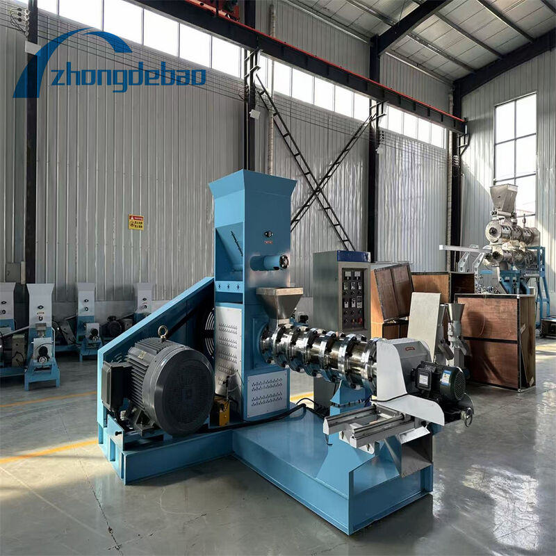 Máy đùn thức ăn cá DGP100 làm viên nổi và chìm cho nhà máy thức ăn thủy sản với khung chịu lực nặng