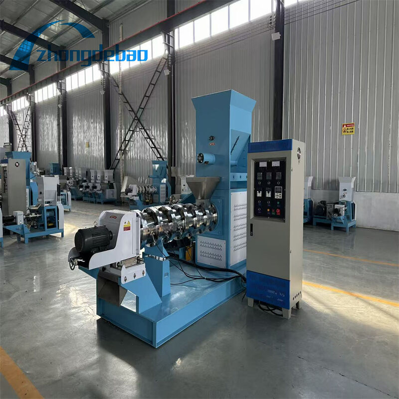 Máy đùn thức ăn cá DGP100 làm viên nổi và chìm cho nhà máy thức ăn thủy sản với khung chịu lực nặng