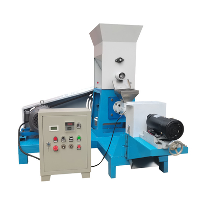 Máy làm thức ăn cho chó 200-300kg/h cá da trơn Máy ép viên thức ăn cho cá nổi với bảo hành 1 năm