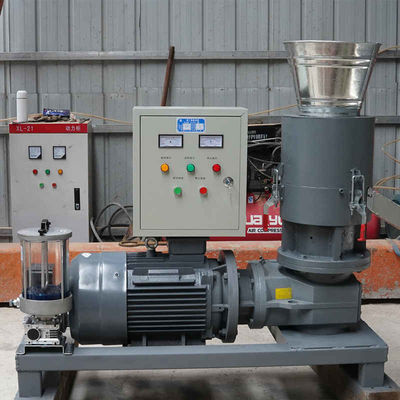 Máy nghiền viên gỗ khuôn phẳng 300kg / H cho máy làm viên gỗ 22kw