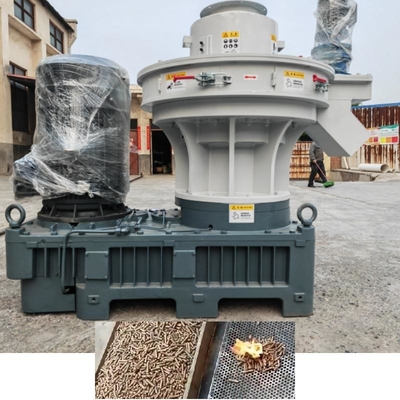 Máy nghiền viên gỗ tròn 6 mm 8 mm có tủ loại bỏ bụi bôi trơn tự động