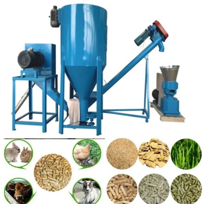 Dây chuyền sản xuất viên thức ăn chăn nuôi tiên tiến Máy làm thức ăn cho gà 10kw