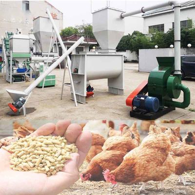 Máy ép viên thức ăn chăn nuôi dạng vòng công suất 2000kg/giờ, cấu tạo bằng thép không gỉ cho thức ăn gia cầm